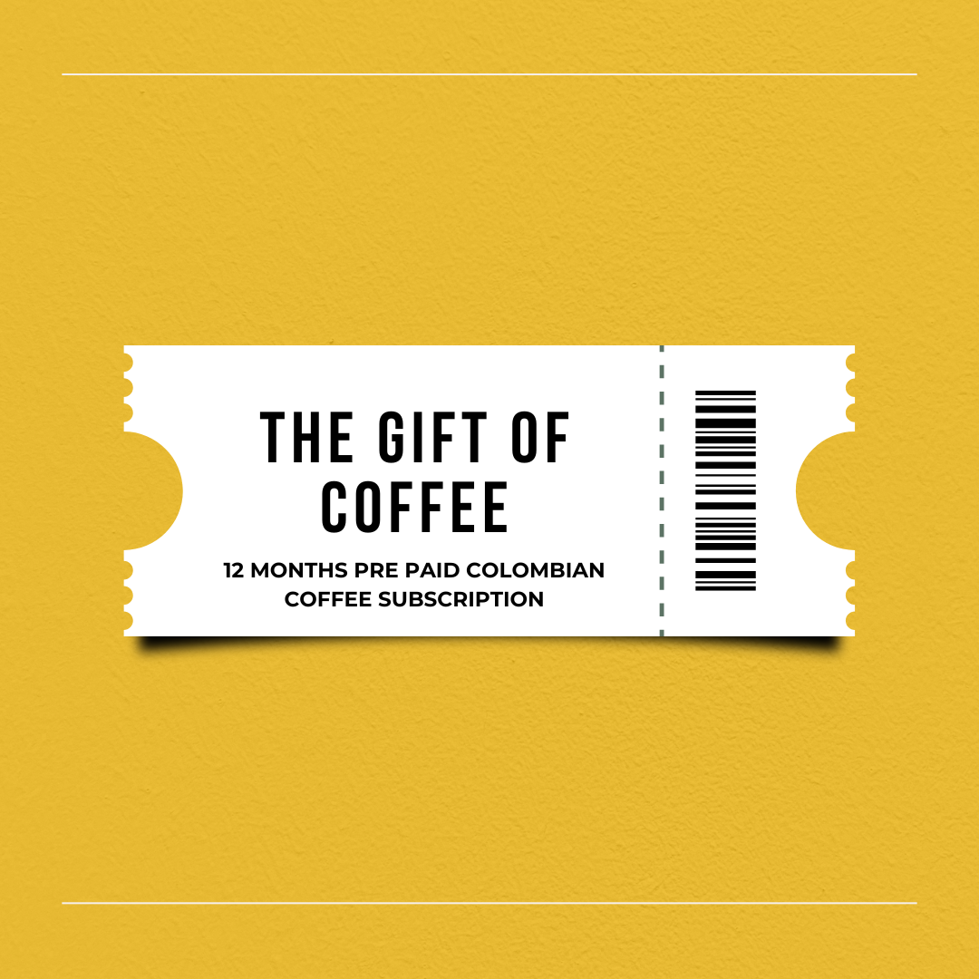 The Gift of Coffee Subscription Bundle (1 Year Colombian)