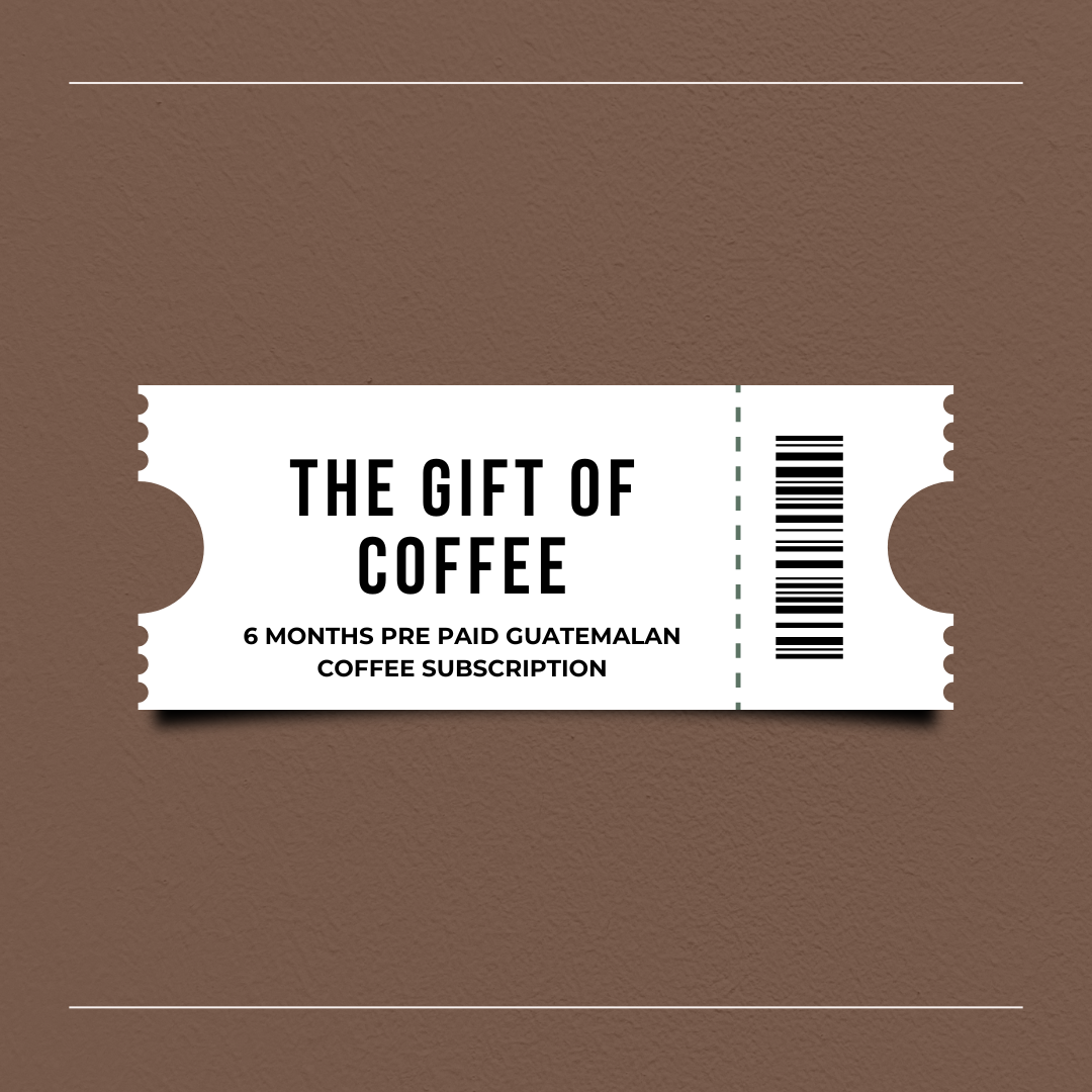 The Gift of Coffee Subscription Bundle (6 Months Guatemala)